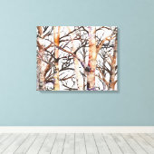 Adam's Birch Canvas Afdruk (Insitu (Houten vloer))