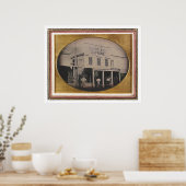 Adams & Co. Express-gebouw (40129) Poster (Keuken)