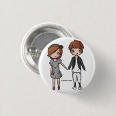 Adams Couple Button (Voorkant /achterkant)