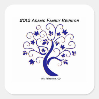 Adams Familie reünie sticker