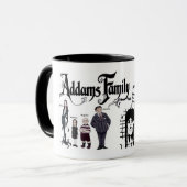 Adams Family-beker Mok (Voorkant links)
