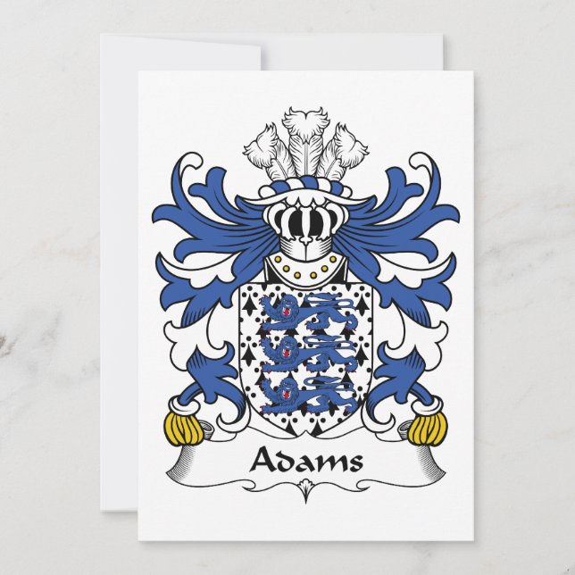 Adams Family Crest (Voorkant)
