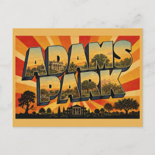 Adams National Historical Park MA Reisreclame Briefkaart