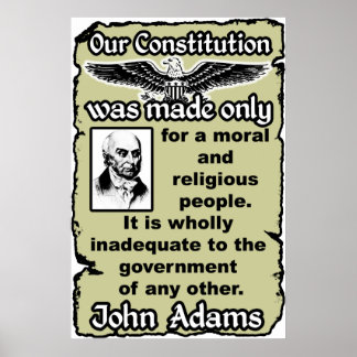 Adams: Onze Grondwet Poster
