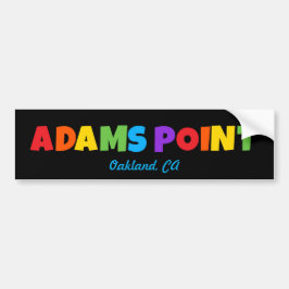 Adams Point / Fairyland Bumper Sticker