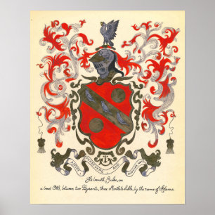 Adams-wapenlaag (16 x 20 inch) poster