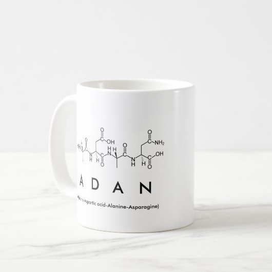 Adan peptide nom mug (Devant gauche)