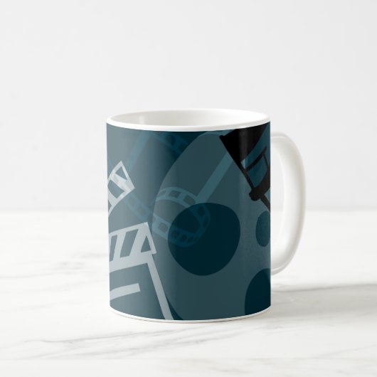 Adapté : Tasse réglée d'objets de film (Devant droit)