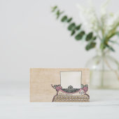 adaptez votre carte de visite de machine à écrire (Debout devant)