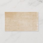 adaptez votre carte de visite de machine à écrire (Dos)