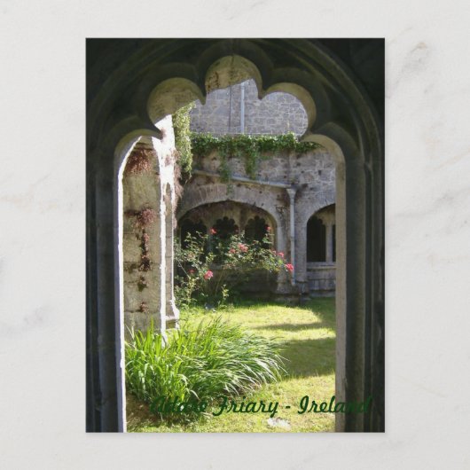 Adare Friary - Ierland Briefkaart (Voorkant)
