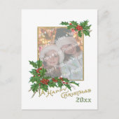 Add-A-foto  Happy-kerstfeestkaart Briefkaart (Voorkant)