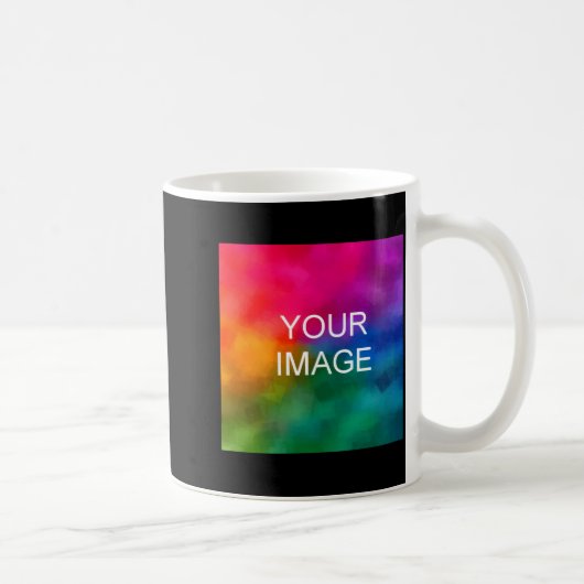 Add Image Photo Template Mens Double Sided Basic Koffiemok (Rechts)