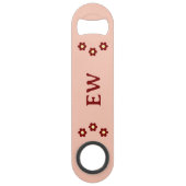 Add initials peach and burgundy (Devant)