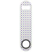 Add initials purple and green speed flessenopener (Achterkant)