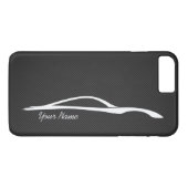 "add jouw naam" Infiniti G37 White Silhouette Case-Mate iPhone Case (Achterkant (Horizontaal))