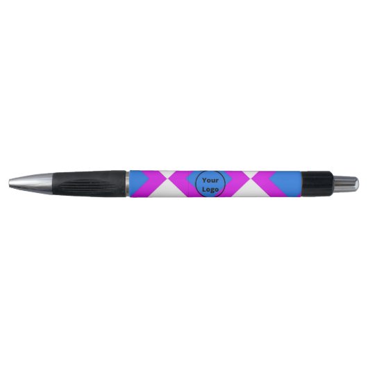 Add logo blue purple pattern pen (Voorkant)