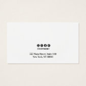 Add Logo Plain White Earring Display (Dos)