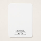 Add Logo Typewriter Earring Display Card (Dos)