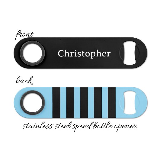 Add name black and blue