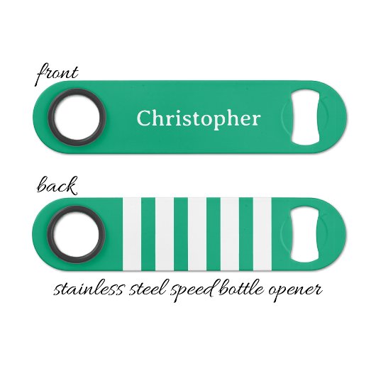 Add name white and green