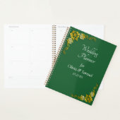Add Names & Date Emerald Green & Gold (Devant avec enveloppe)