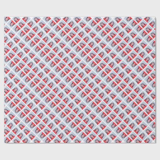 Add One Photo to make a Crazy Collage Cadeaupapier (Vlak)