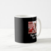 Add Photo And Text V Neck Red Koffiemok (Voorkant rechts)