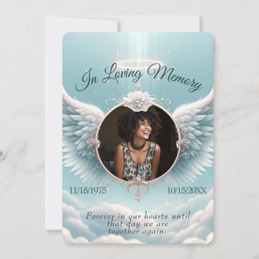 Add Photo Custom Memorial Kaart (Voorkant)