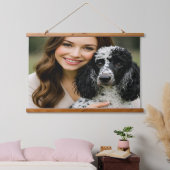 Add Poddle Photo Personalize Customize Hangend Wandkleed (Slaapkamer)