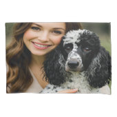 Add Poddle Photo Personalize Customize Kussensloop (Voorkant-Links)