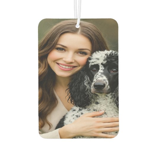 Add Poddle Photo Personalize Customize Luchtverfrisser (Achterkant)
