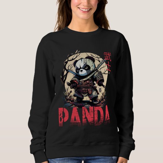 Add Samurai Panda to Japanese Art  1 Trui (Voorkant)