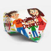 Add your Child's Artwork to this Stropdas (Opgerold)