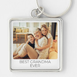 Add Your Grandkids Photo Best Grandma Ever  Sleutelhanger