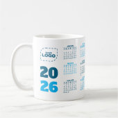 Add Your Logo Business 2026 Calendar Mug Koffiemok (Links)
