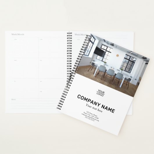 Add your Logo Custom Text Promotion Photo (Devant avec enveloppe)