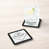 Add Your Logo Customizable Template Bier Onderzetter (Rechterzijde)