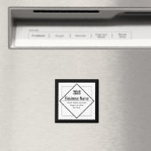 Add Your Logo Customizable Template Magneet (Insitu (Vaatwasser))