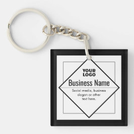 Add Your Logo Customizable Template Sleutelhanger