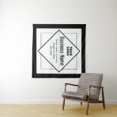 Add Your Logo Customizable Template Wandkleed (In Situ (horizontaal))