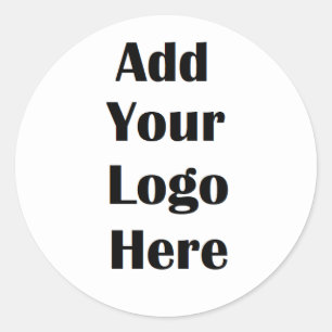Add Your Logo Personalize Business Logo Stickers