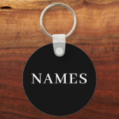 Add Your Name Sleutelhanger (Voorkant)