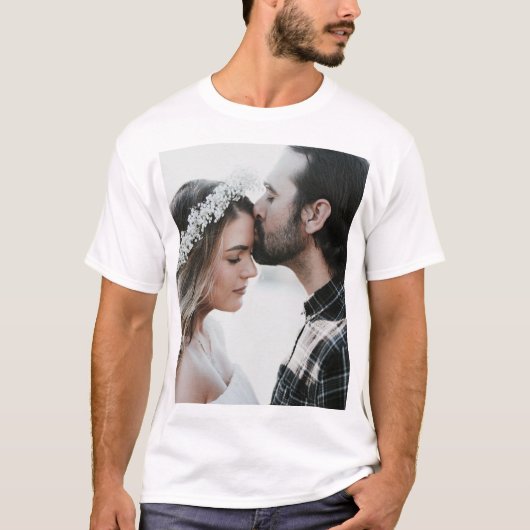 Add Your Own Custom Photo Double Sided    T-shirt (Voorkant)