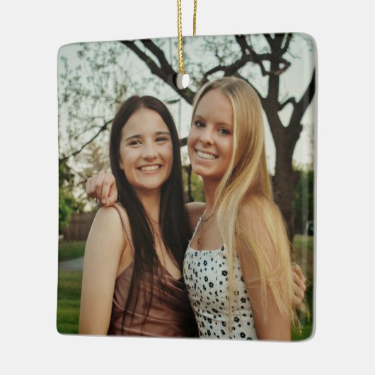 Add Your Own Custom Photo Keramisch Ornament (Links)