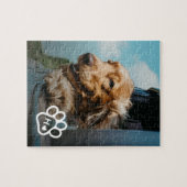 Add Your Own Photo Dog Pets Monogram jigsaw puzzle (Horizontal)