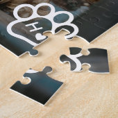 Add Your Own Photo Dog Pets Monogram jigsaw puzzle (Côté)