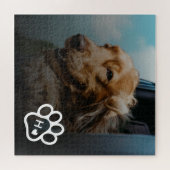 Add Your Own Photo Dog Pets Monogram jigsaw puzzle Legpuzzel (Horizontaal)