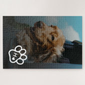Add Your Own Photo Dog Pets Monogram jigsaw puzzle Legpuzzel (Horizontaal)