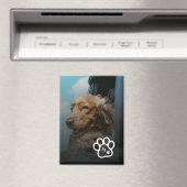 Add Your Own Photo Dog Pets Monogram Magneet (Insitu (Vaatwasser))